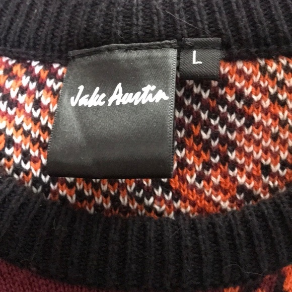 Jake Austin Tiger Print Sweater Orange Black Zoo - Picture 5 of 5